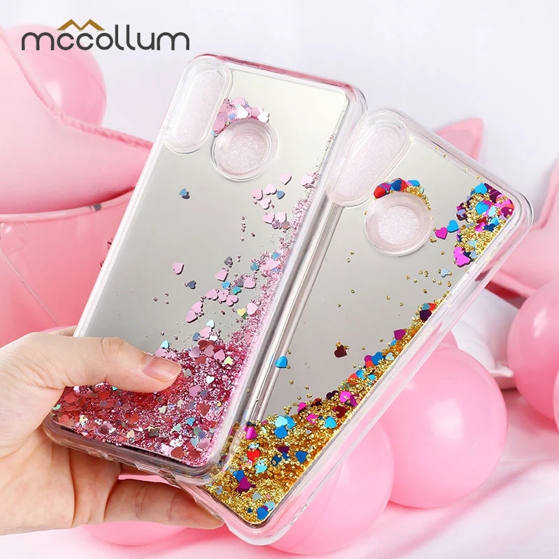 

Phone Silicone Cases For Huawei nova 3 Case 6.3 inch Soft TPU Dynamic Mirror Liquid Quicksand Cover 157 x 73.7 x 7.3 mm