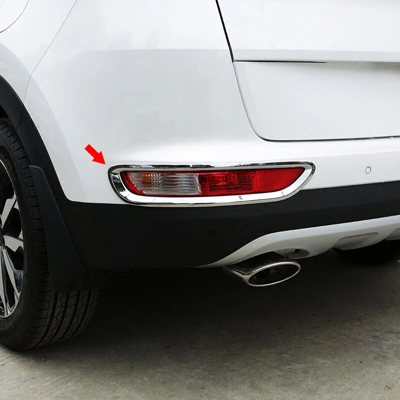 

For KIA Sportage 4 QL KX5 2016 2017 2018 Rear Fog light Lamp Cover Trim Car Styling Accessories