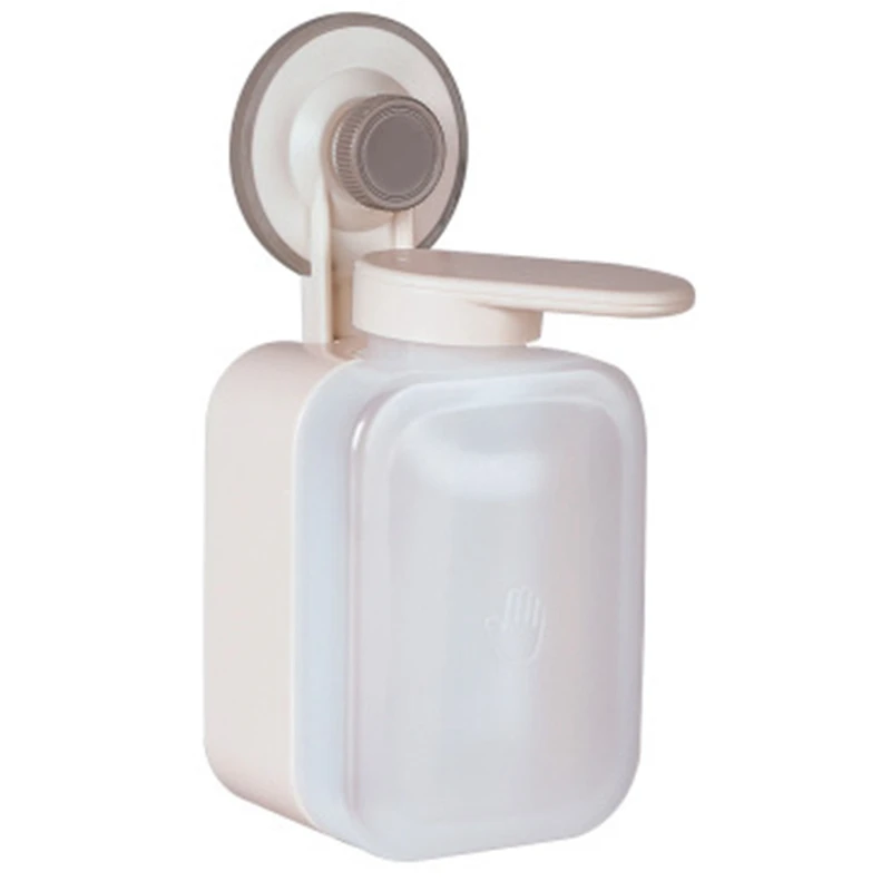Ванная комната вакуумная палка дозатор мыла Бесплатная пробивая часы с чашкой на присоске для ванной настенное крепление адгезия для