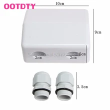 Новая крыша панели солнечных батарей кабельный ввод Сальниковая Коробка с двойным кабелем для караван лодки G08 и Прямая поставка