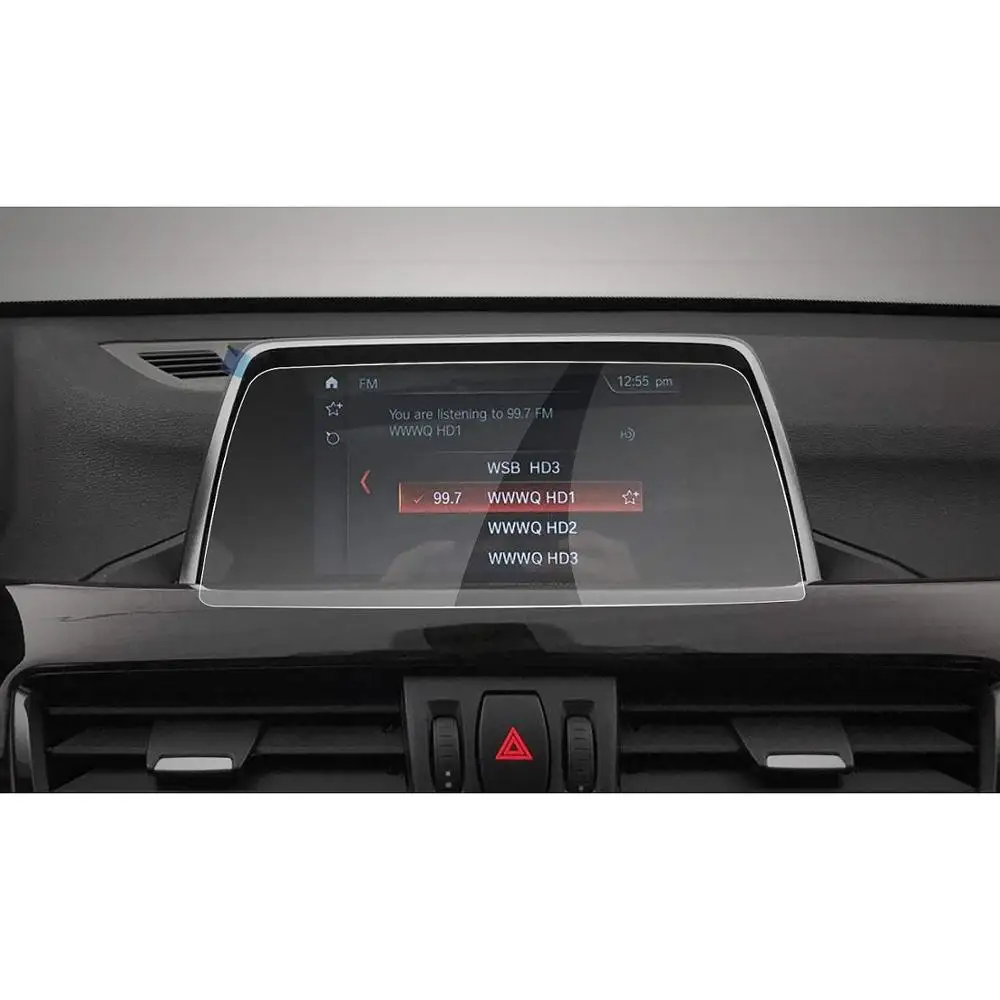 

RUIYA screen protector for 2018 BMW X1 6.5inch car gps navigation touch center display,9H tempered glass screen protective film