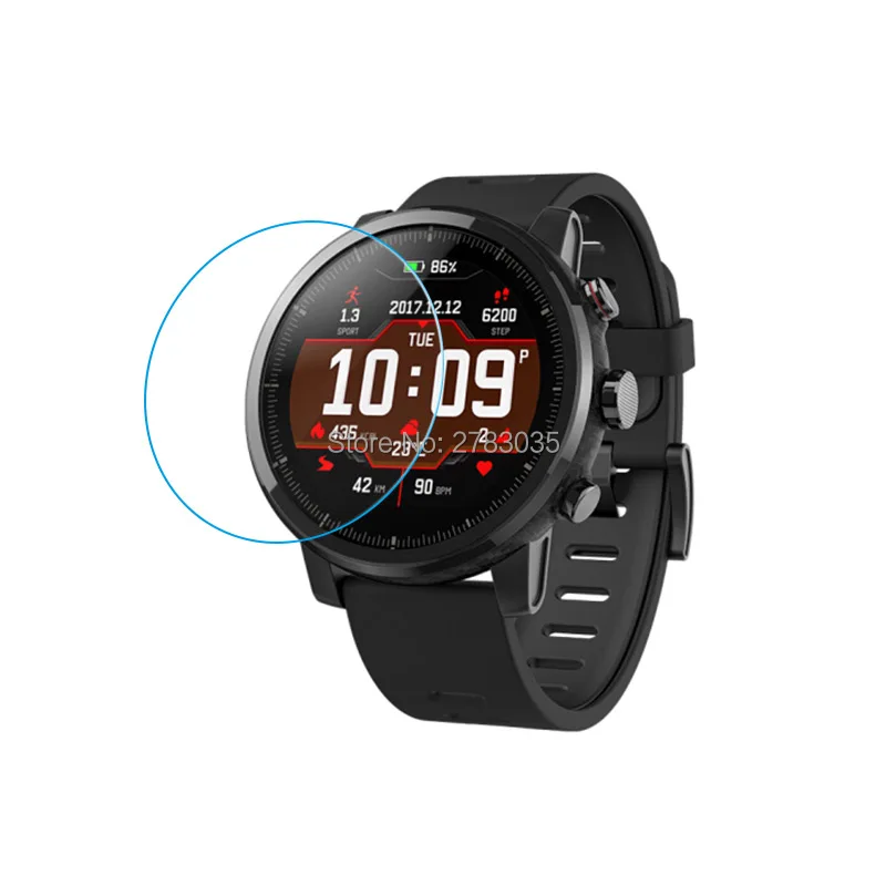 10 Pcs For Xiaomi Huami Amazfit Stratos Sports Smartwatch 2 2S Clear Glossy Screen Protector Protective Film (Not Tempered Glass
