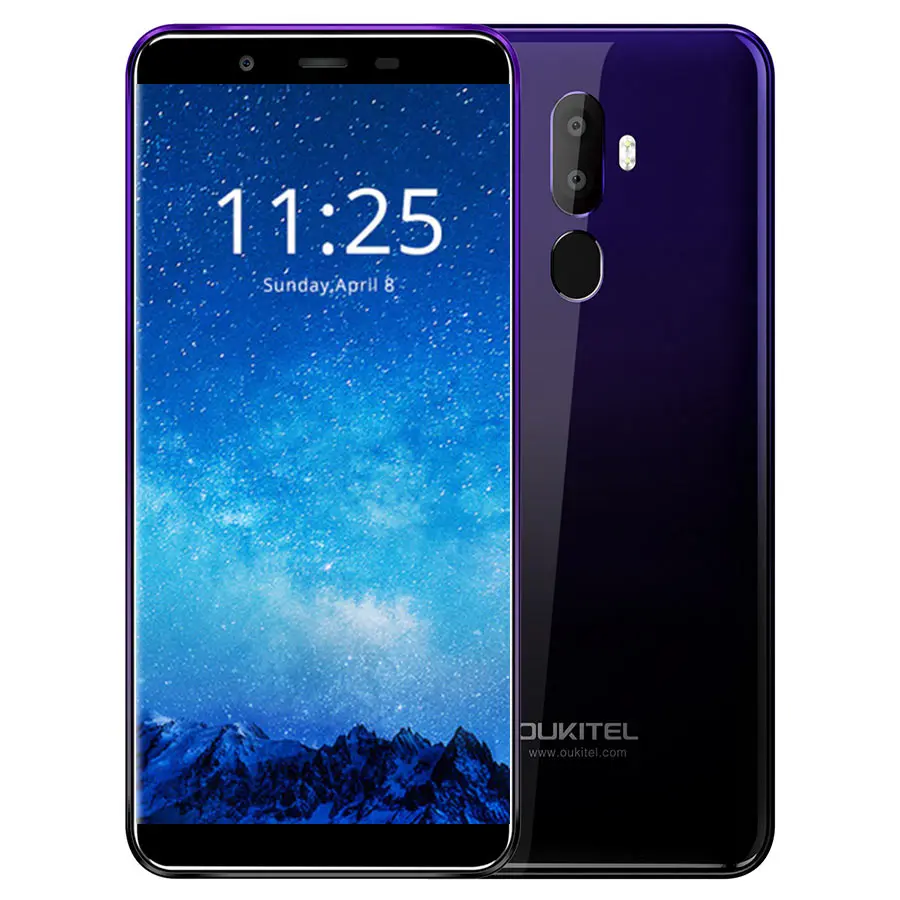 OUKITEL U25 PRO смартфон с 5 дюймовым дисплеем восьмиядерным процессором MT6750T ОЗУ 4 Гб