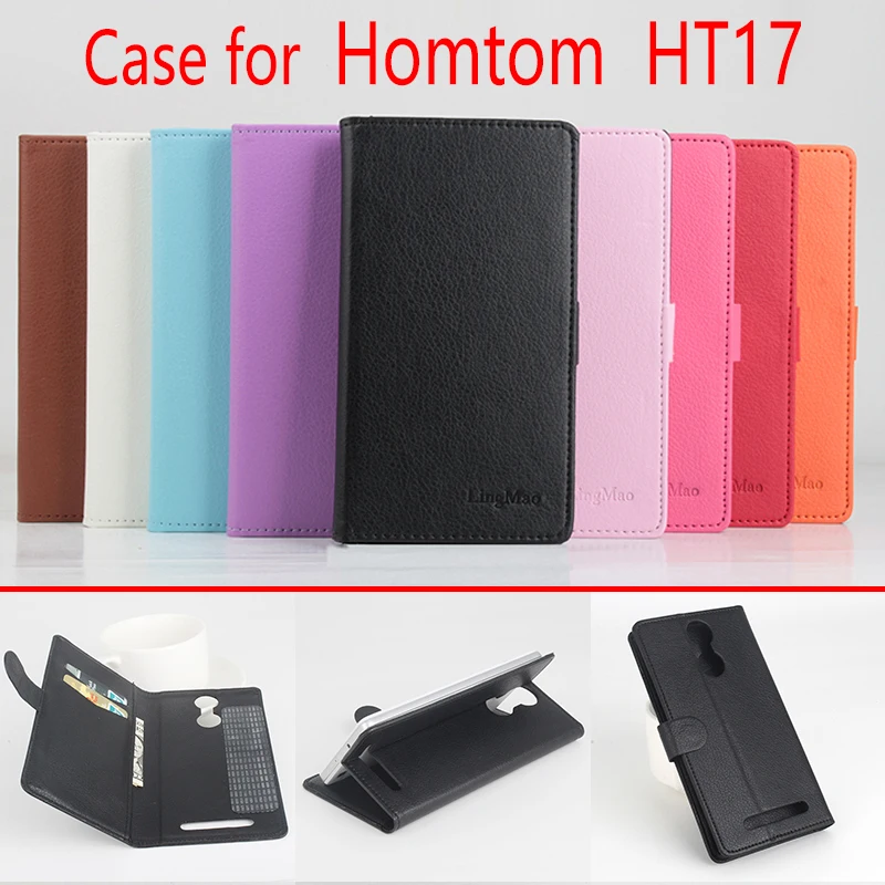 

Phone case for Homtom HT17 About Flip Cover Mobile Phone Bags.Hot Sale Factory price.