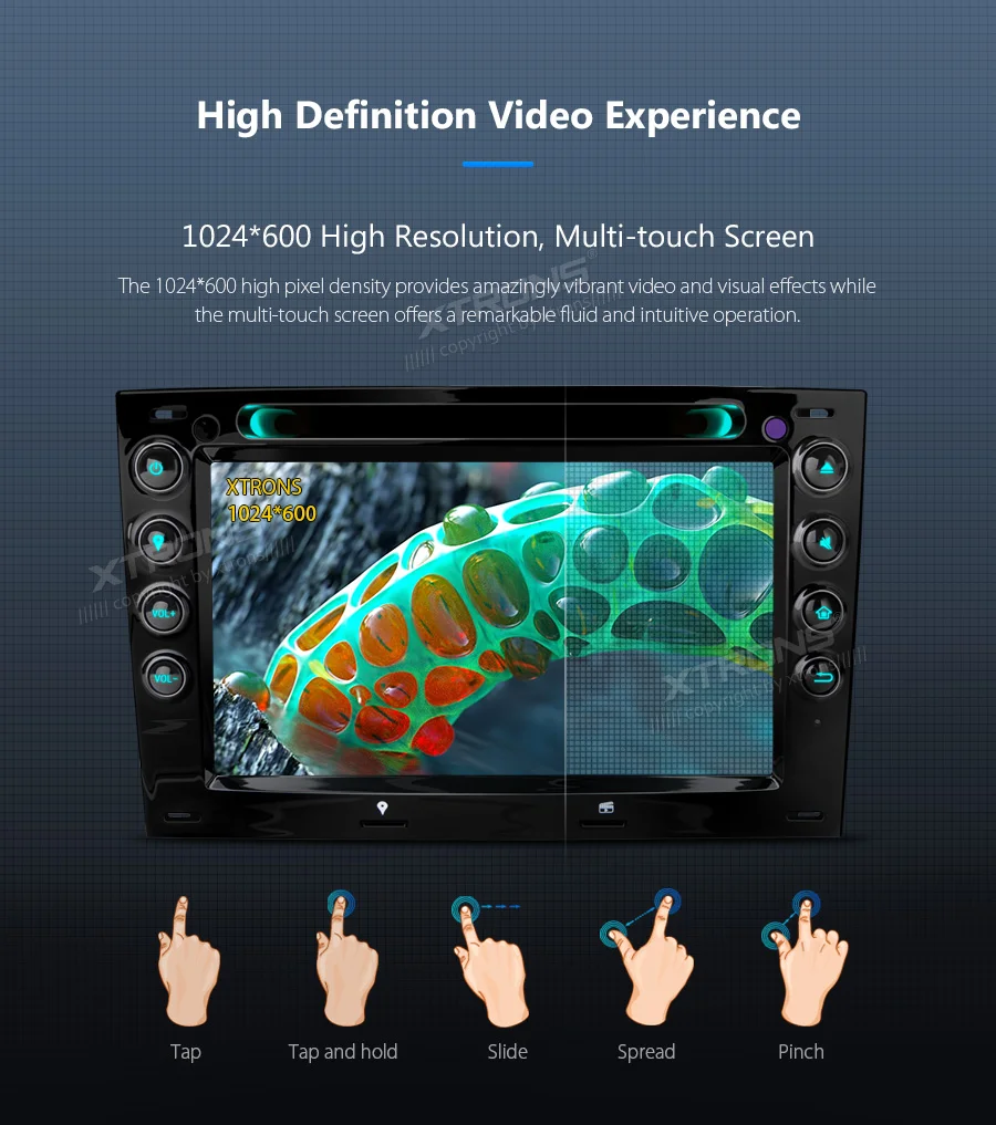 Perfect 7" Android 9.0 OS Car DVD Multimedia Navigation GPS Radio for Renault Megane 2002-2009 with External DAB+ Receiver Box Support 8