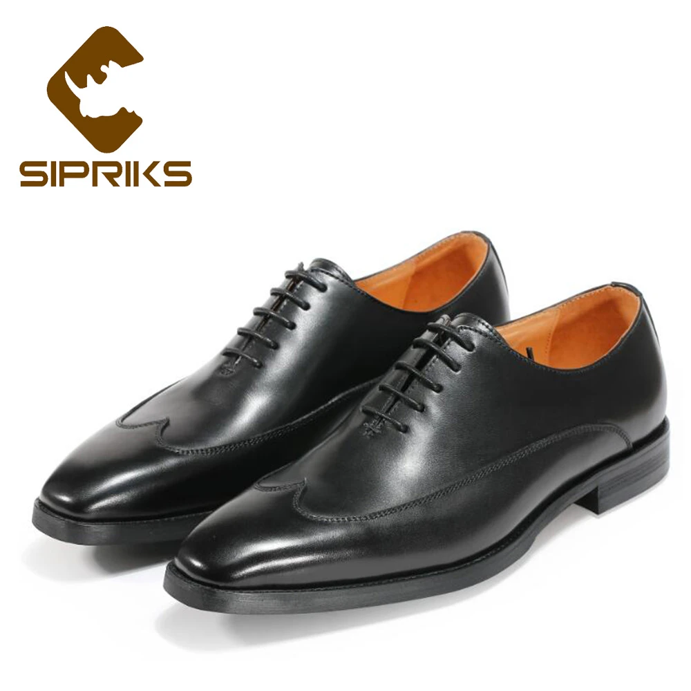 glossy black formal shoes