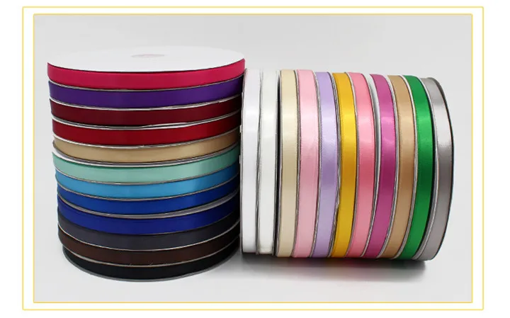 2  100Yardx1cm Ribbon Wedding Decoration Birthday Party Supplie Make Bows Gift Flowers Balloon Satin Ribbon Handmade Diy Ribbon Fabric