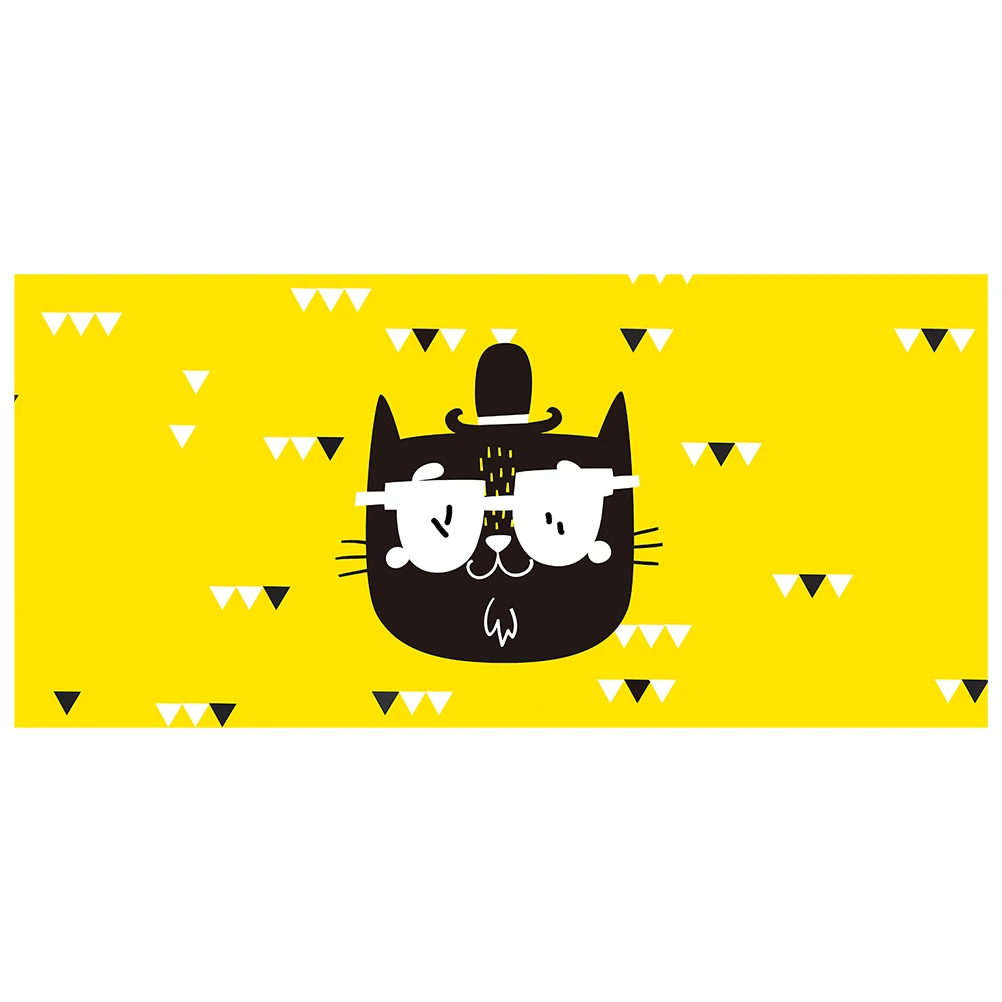

1PC Universal Fashion Trendy Protective Cartoon Cat Dust Cover Cloth Refrigerator Cover Washing Machine Cover Fridge Cover