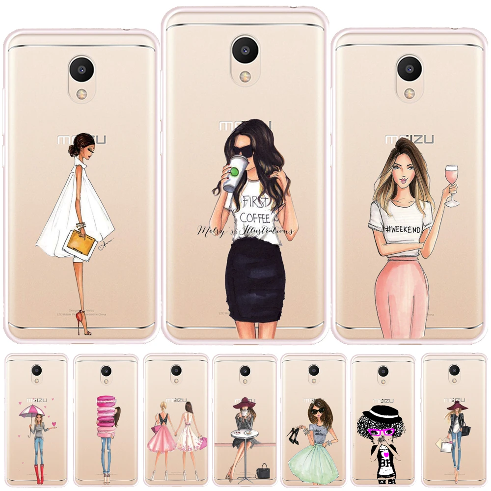

Classy Paris Girl Silicon Cover For Meizu M3 Note M6 Note M6S M5S M5C M6T Pro 7 Plus 15 Plus Summer Legs Soft TPU Case