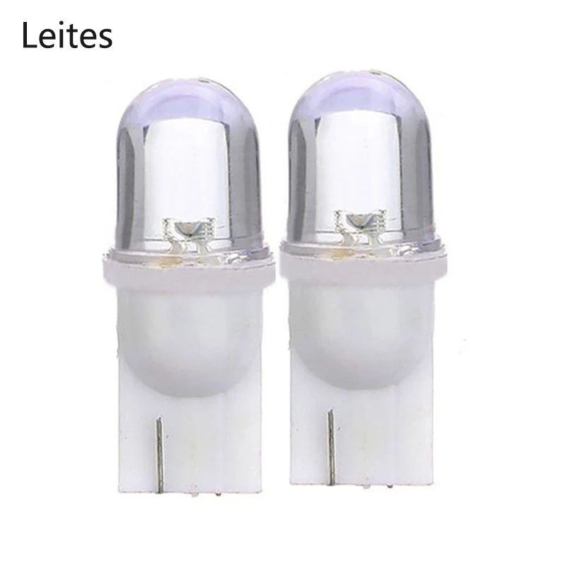 

Leites 10PCS T10 W5W 168 194 501 1smd Car Auto Wedge Light Side Dashboard Number Plate Lamp Bulb 12v Led Car Lamp Auto Led Bulb