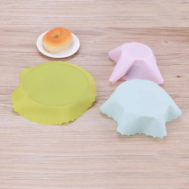 

Silicone Bowl Cover Seal Cling Film Multi-functional Pan Cooking Pot Stretch Lids Food Fresh Storage Cover Saran Wrap