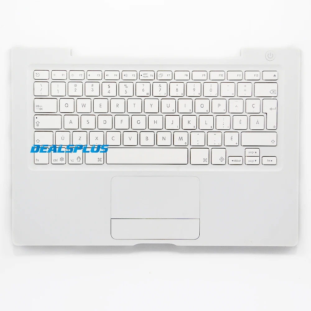 Белый топ-чехол для рук для Macbook 13 ''A1181 A1185 топ-чехол для рук с CA клавиатура с канадской раскладкой и тачпадом с желтым кабелем
