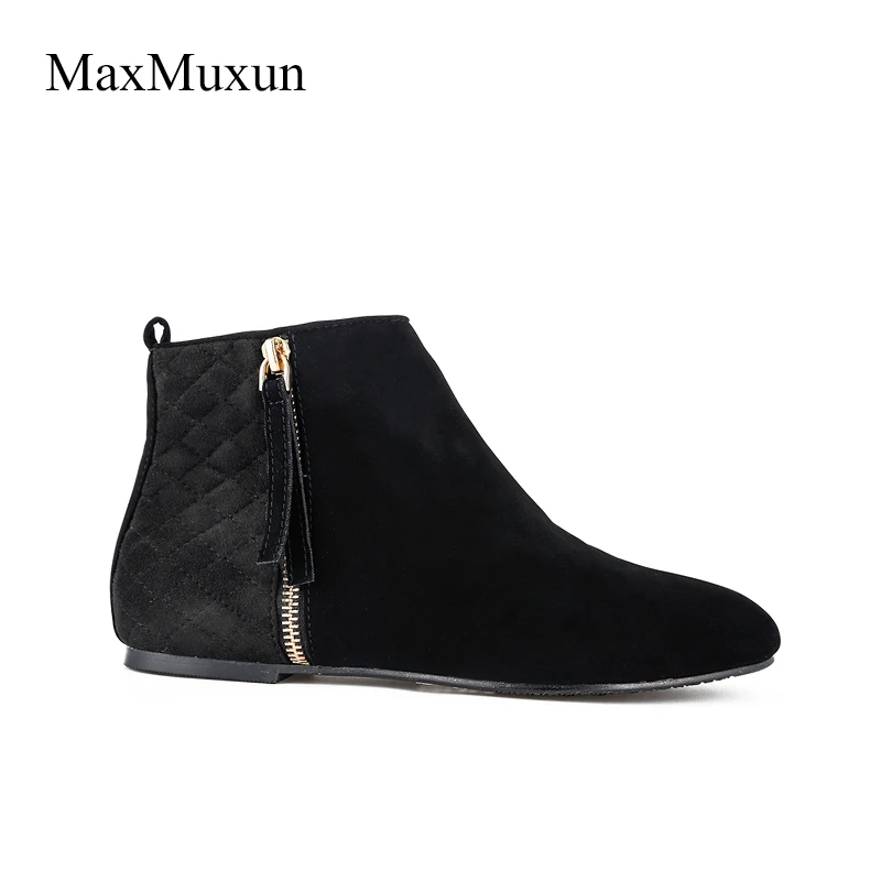 low boots compensées noires