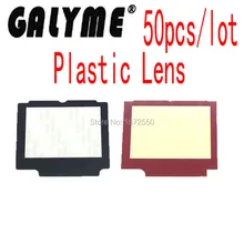 50 шт./партия, два цвета, пластиковый ремонт, ЖК-дисплей, экран, объектив, Защитная панель, крышка, запасная часть, протектор для Nintendo dogba SP