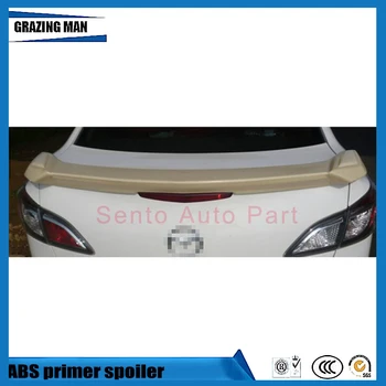 

Hot Sale ABS Primer Unpainted Color Car Rear trunk Spoiler For Mazda 3 M3 2010