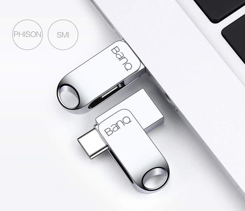 BanQ C61 USB флеш-накопитель 32 Гб OTG металлический USB 3,0 флеш-накопитель ключ 64 Гб Тип C высокоскоростной мини-флеш-накопитель карта памяти 16 Гб