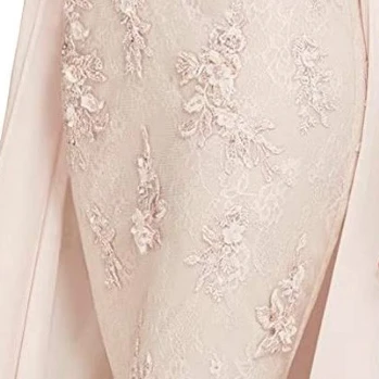 Платье-футляр ручной работы для матери невесты, кружевное платье с аппликацией и жакетом, короткие платья, одежда для свадьбы, vestidos de fiesta - Цвет: Бежевый