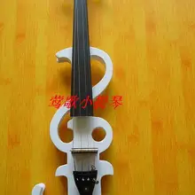 Полностью ручной работы белый Электрический скрипки лук