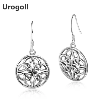 

Brand New Fine Jewelry Genuine 925 Sterling Silver Retro style processing Drop Earrings For Women Luxury Party Jewelry Gifts