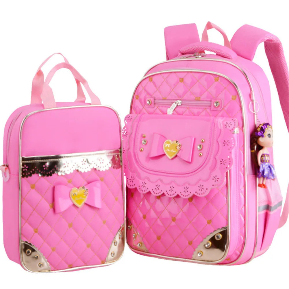 children school bags set for teenagers girls princess school backpack kids waterproof satchel