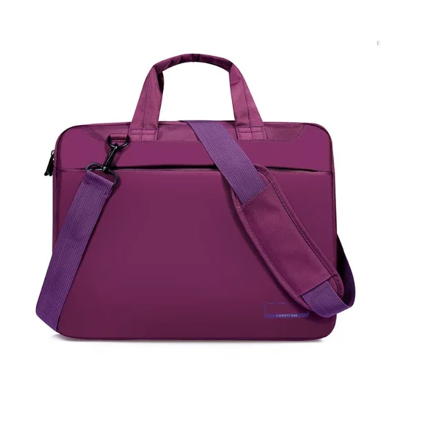 Pearlshop Laptop Bag Case 4 Size Nylon Airbag Shoulder Handbag Computer Bags Waterproof Messenger Notebook Bag Purple Size : 15inch Pearlshop Laptop Bag Case 4 Size Nylon Airbag Shoulder Handbag Computer Bags Waterproof Messenger Notebook Bag Purple Size : 15inch