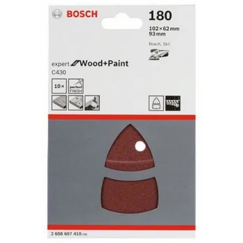

BOSCH 2608607410 Lija Multi C430 102x62, 93mm G180x10