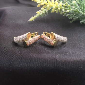 

Lanyika Fashion Jewelry Stylish Matchstick Stereo Luxury Micro Plated Party Romantic Earrings Banquet Daily Best Gift
