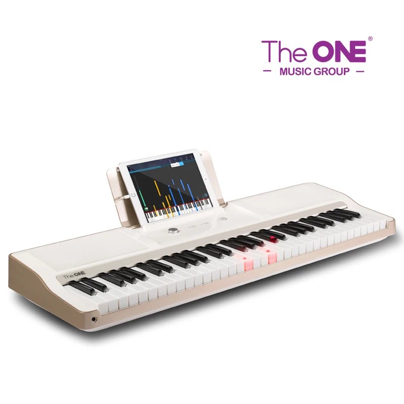 Светильник, 61 клавишная клавиатура, черный и белый цвета, Детские пианино, электронные музыкальные игрушки