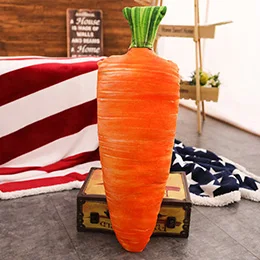 26 видов барбекю овощи/фрукты/рыба/мясо/утка/курица подушка в виде еды Фаршированная запеченная закуска плюшевая подушка как настоящая подушка - Цвет: Carrot
