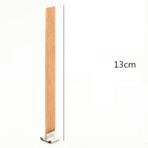 

Creative New Candle Made Wood Core Hand Made Candle Material Wax Core Wick Soy Aromatherapy Glass Material DIY Candle Wood Core