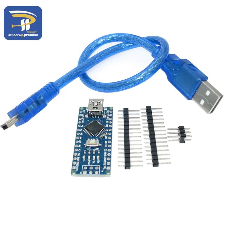 Nano 3,0 контроллер совместим с arduino nano CH340 USB драйвер с кабелем NANO V3.0 CH340G