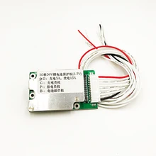 Colaier E-bike battery 10S 36V Li-ion Lithium Cell 15A 18650 Battery Protection BMS PCB Board Balance