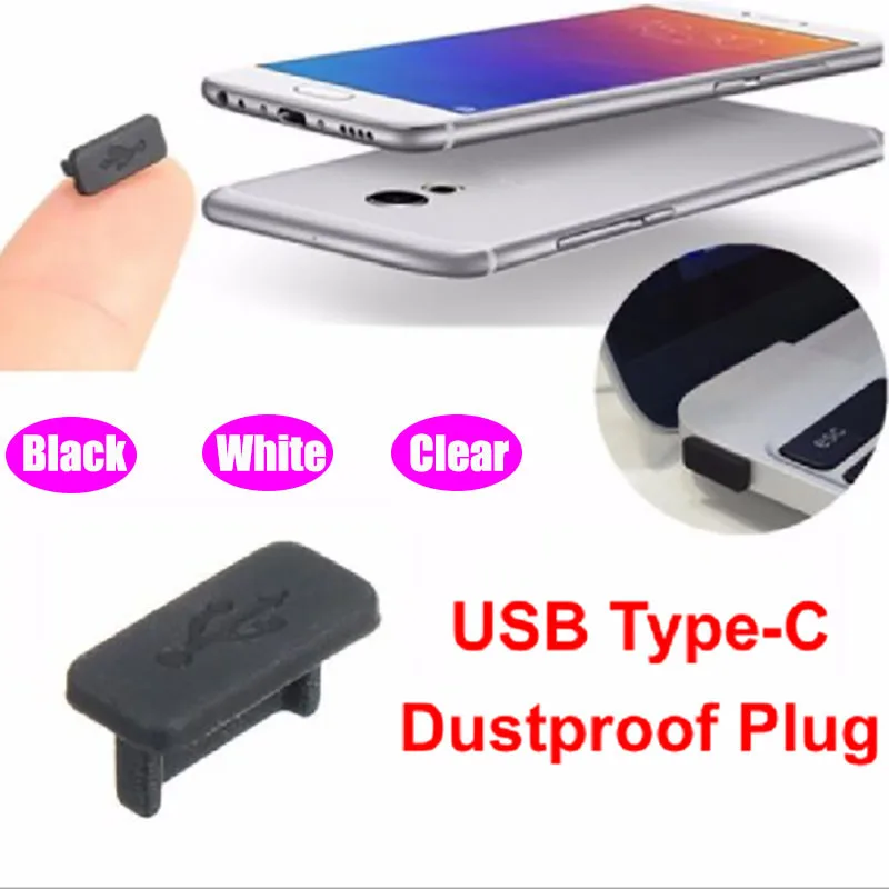 

10PCS USB-C 3.1 Anti Dust Plug Port Protection for Samsung A3 A5 A7 2017 S8/Plus For Huawei Mate9 For Xiao Mi Mi 6 For HTC U11