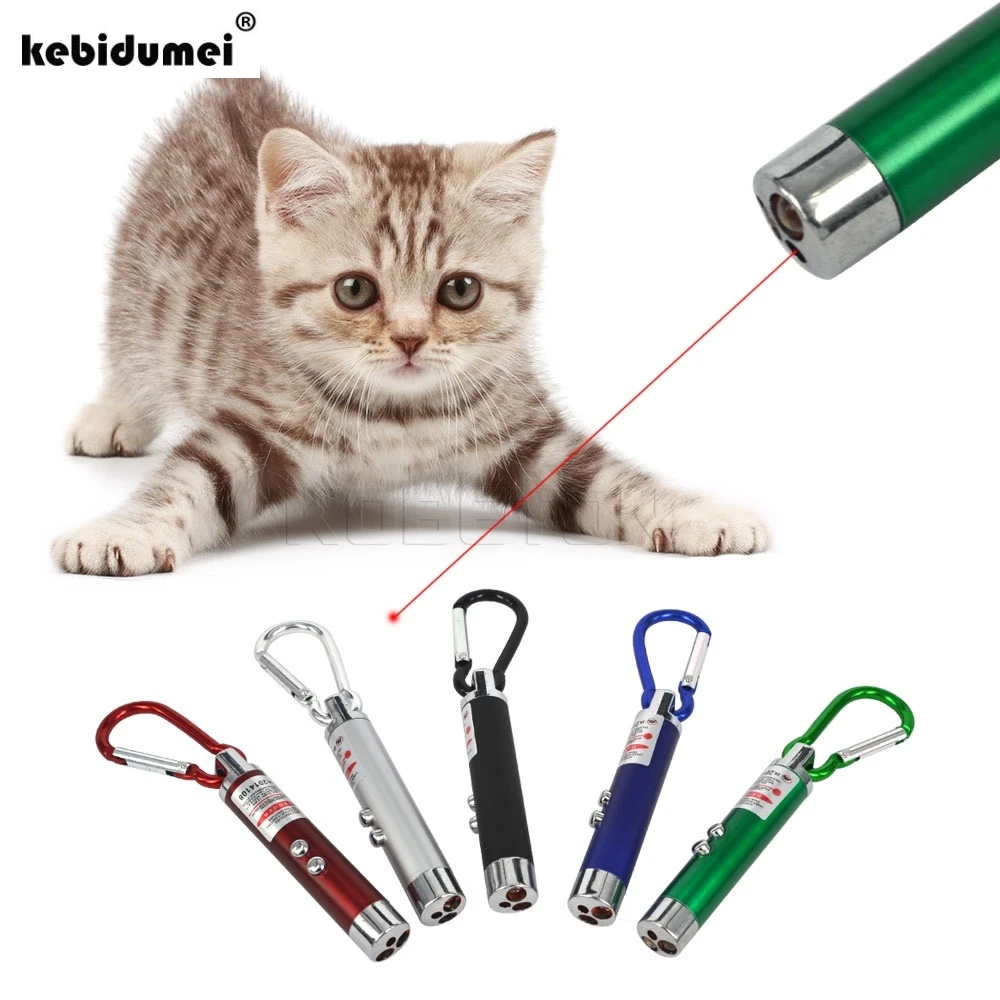 

LED Red Laser Pointer Pen Capacitive Stylus Touch Screen with Flashlight Key Chain for ALL phones for Funny Pet stick Cat Toys