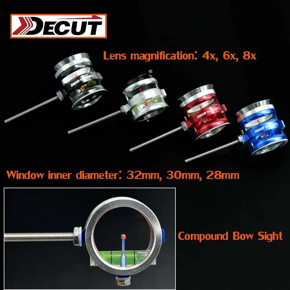 Sporting Goods Accessories Decut Archery Compound Bow Scope Sight 1 Pin