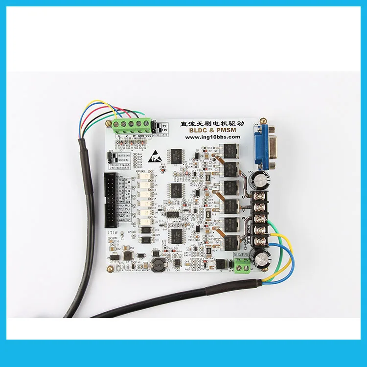 

Square Wave/Vector FOC2.0/4.2/5.2 Control of BLDC Brushless DC Motor Drive Board