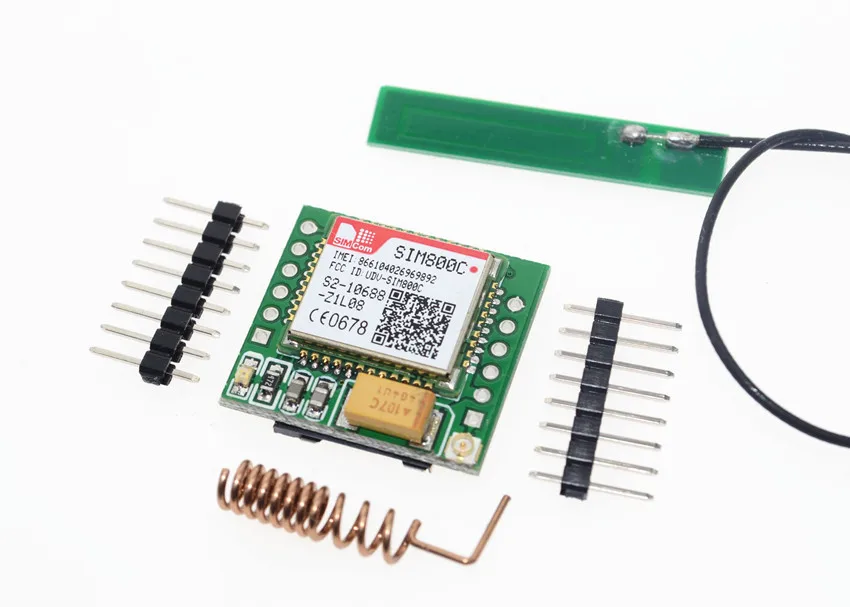 Наименьший SIM800C GPRS GSM модуль карта Micro SIM Core плата четырехдиапазонный TTL