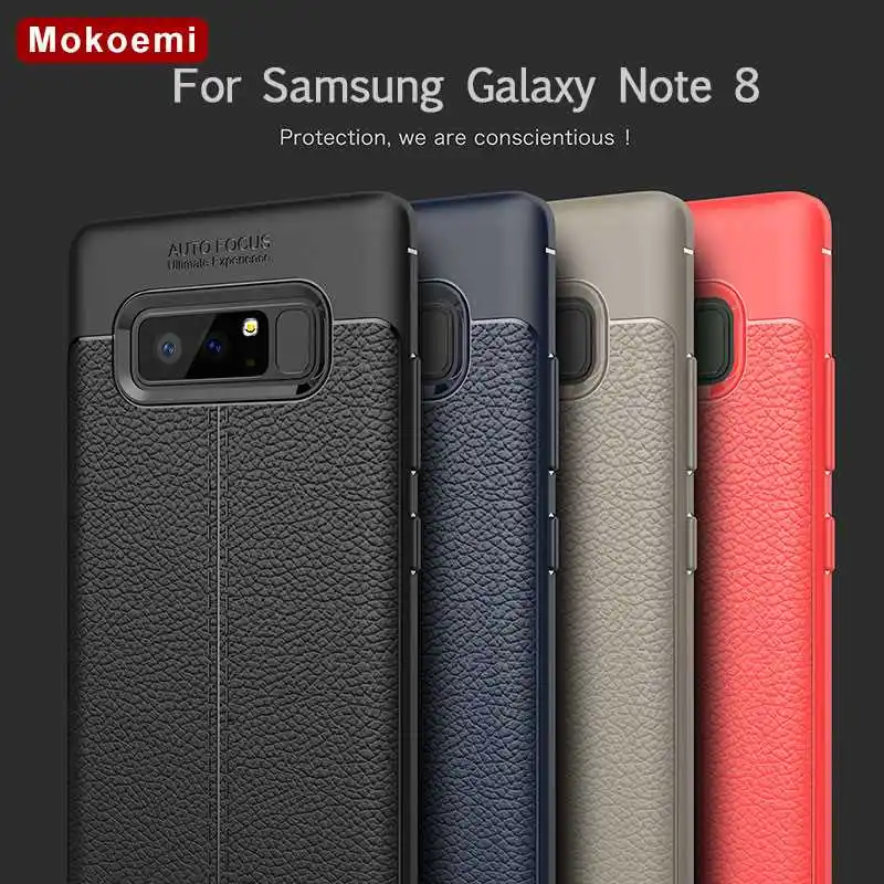 

Mokoemi Fashion Lichee Pattern Shock Proof Soft 6.3"For Samsung Galaxy Note 8 Case For Samsung Galaxy Note 8 Phone Case Cover