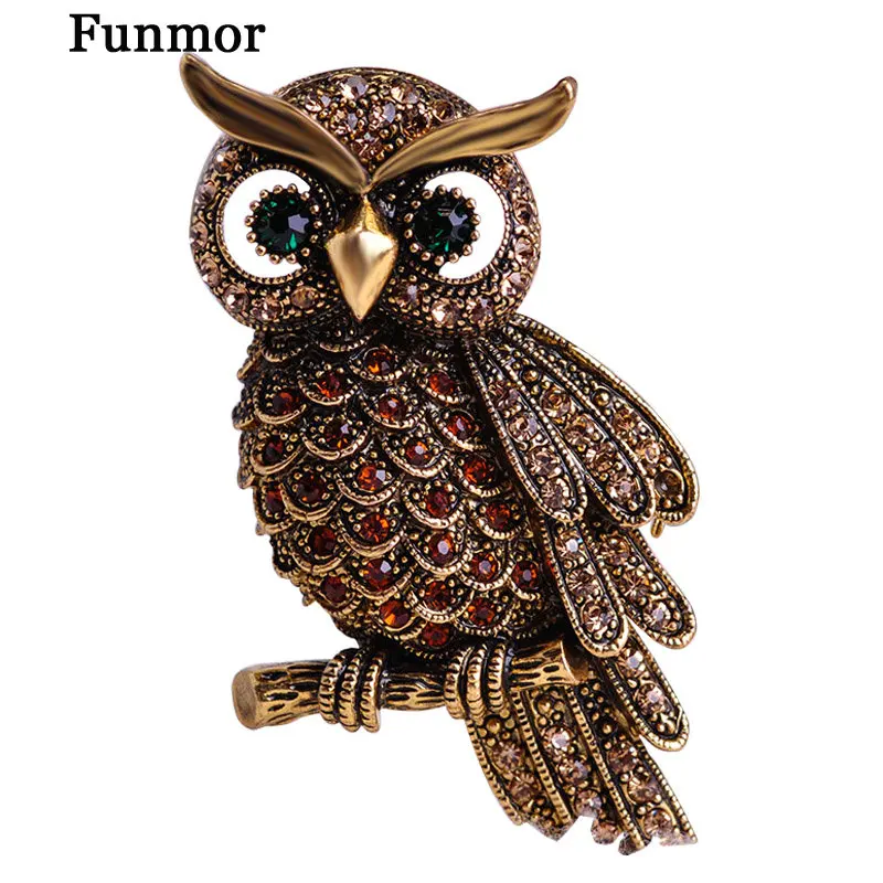 Wholesale 3pcs Owl Hot Brooch Pin Crystal Paved 