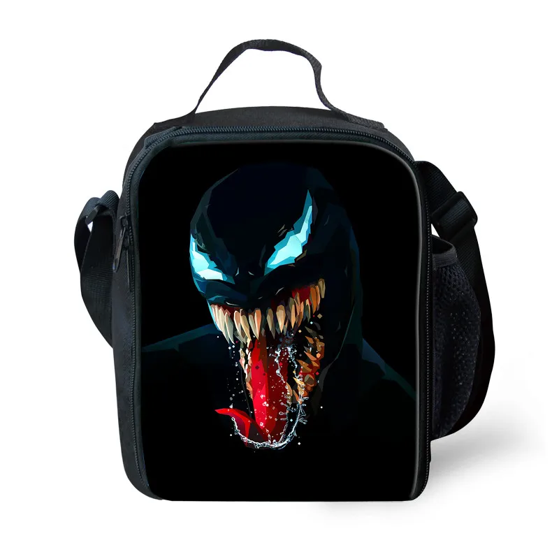 Рюкзак Venom для мальчиков, Большая вместительная сумка для книг, черный мужской повседневный рюкзак, 3 шт., школьная сумка и чехол-карандаш, сумка для мальчиков-подростков - Цвет: L4450G