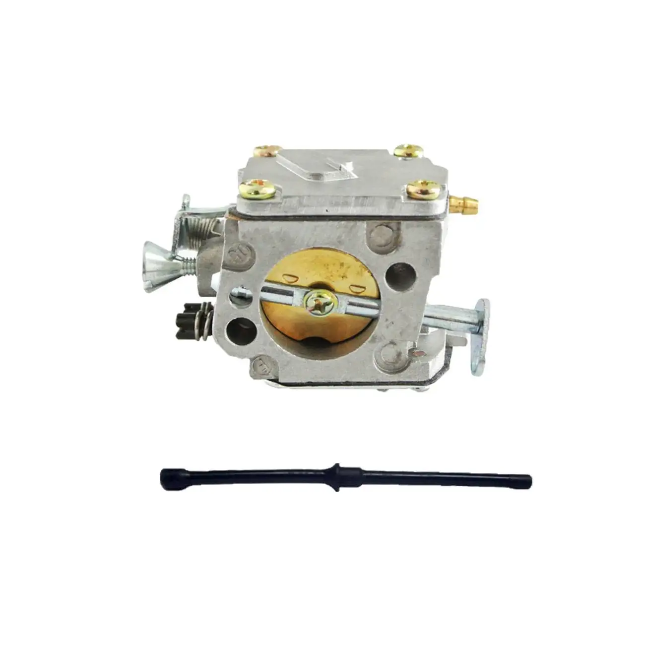 Carburetor & Fuel Line Fit HUSQVARNA 61 268 266 272 XP Chainsaw Motor