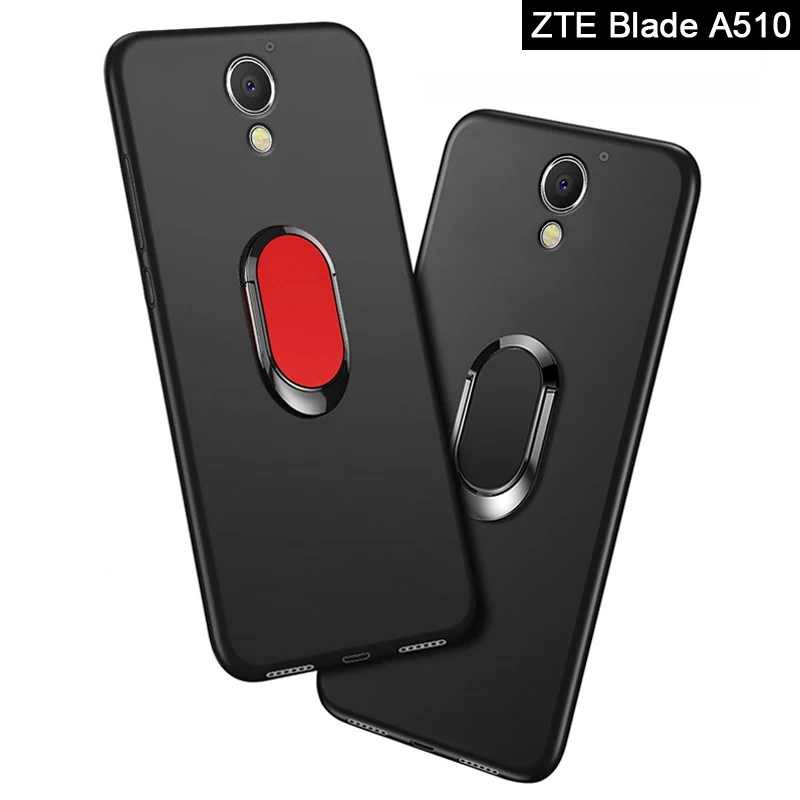 Чехлы для ZTE Blade A510 Роскошный чехол 5 0 дюйма мягкий черный силиконовый магнитный