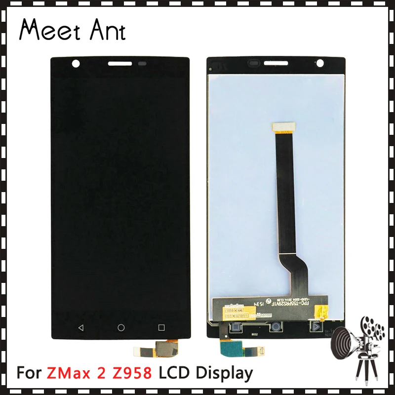 10 шт./лот Высокое качество 5 ''для ZTE Z958 ЖК-дисплей экран с сенсорным экраном