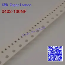 0402 100NF 104K X7R 50V SMD конденсаторы/0402 50V многослойный чип ceram конденсатор 500 шт./лот