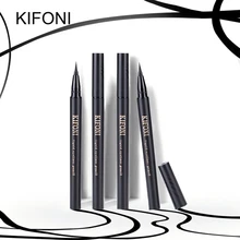 Бренд kifini, макияж для глаз, жидкая подводка для глаз, черная, красивая, кошачья, стильная, долговечная, Водостойкая Подводка для глаз, макияж, косметические инструменты
