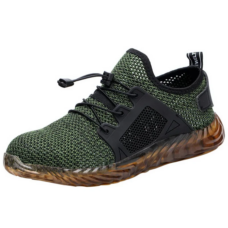 

LASPERAL New Indestructible Ryder Shoes Men And Women Steel Toe Air Safety Boots Puncture-Proof Work Sneakers Breathable Shoes