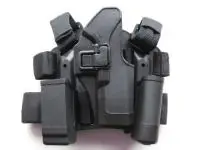 4 in 1 Tactical Military Gun Holster Pouch Hunting Molle Pistol Drop Leg Thigh