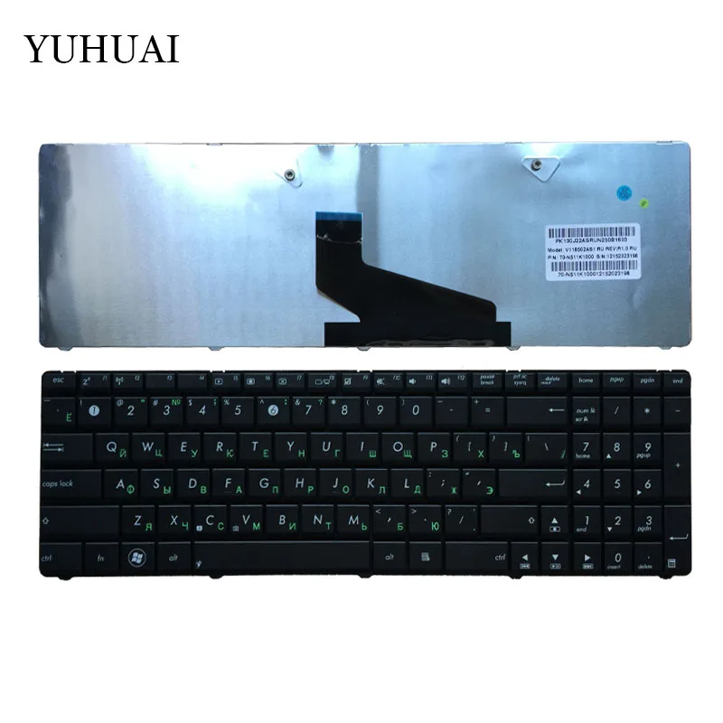 

Russian Keyboard for ASUS K53U K53T X53U K53Z K53B K53BR X53BY K53TA K53TK K73BY K73T K73B K73TA X73B X73CBE K53BY K73Y RU black