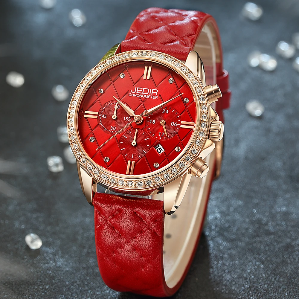 Aliexpress Buy JEDIR Ladies Watches Top Brand Luxury Chronograph 