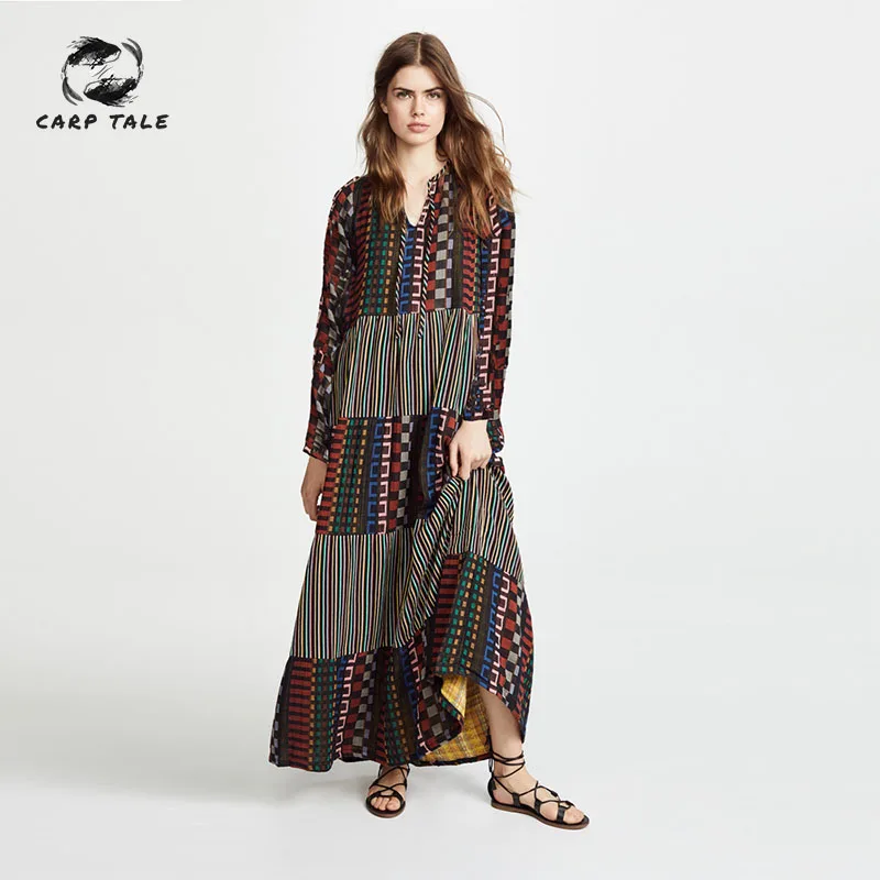 

2019 Summer Women Floral Print Boho Dress Sexy V-neck High Split Beach Long Dress Causal Short Sleeve Sashes Wrap Maxi Dresses